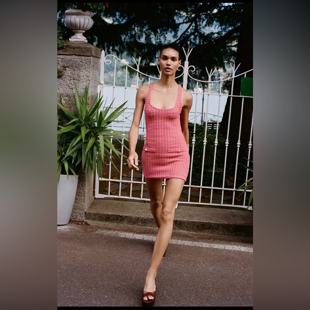 🔥🔥Zara Pink Sleeveless Mini Dress